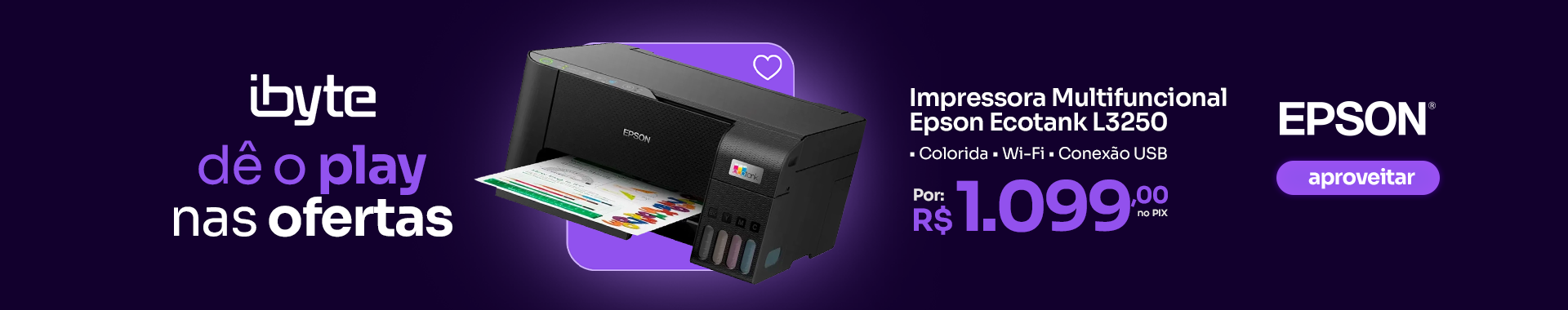 [PARCERIA] EPSON - Dê o Play nas ofertas - Destaque